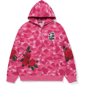 BAPE x ASSC Logo FULL ZIP HOODIE