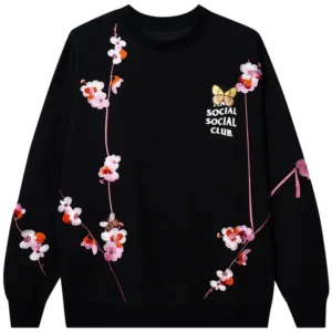 Anti Social Social Club Kkoch Knitted Thermal Crewneck ‘Black’