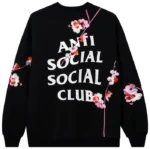 Anti Social Social Club Kkoch Knitted Thermal Crewneck ‘Black’