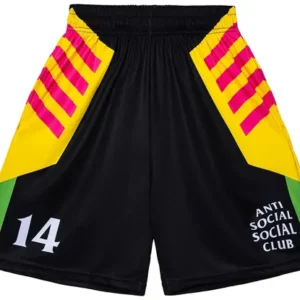 Anti Social Social Club Own Goal Soccer Shorts ‘Black’