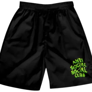 Anti Social Social Club Melt Away Shorts ‘Black’