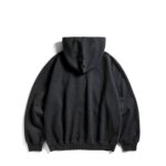Toned Down Applique Black Hoodie