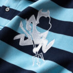 Blue Stripe Devilish Polo