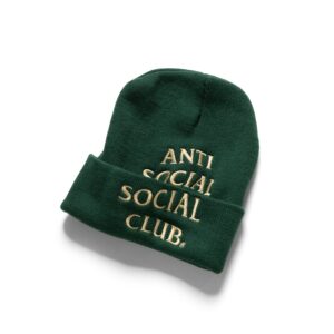 Assc Embroidered Green Beanie
