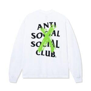 Cancelled USA Made Long Sleeve White Tee