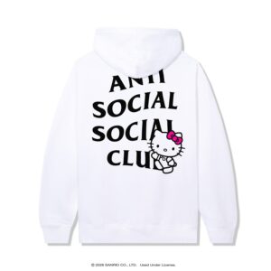 ASSC x Hello Kitty ASHKC White Hoodie