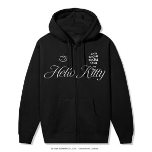 ASSC x Hello Kitty Ethereal Zip Black Hoodie