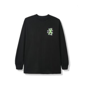 Anti Social Social Club Cancelled Remix Long Sleeve T-Shirt – Black