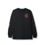 Anti Social Social Club Violets Are Blue Long Sleeve T-Shirt – Black