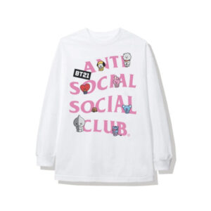 Anti Social Social Club x BT21 Back Track Long Sleeve T-Shirt