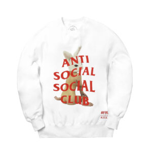 Anti Social Social Club x FR2 Crew Neck Sweatshirt – White