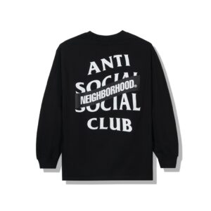 Anti Social Social Club x Neighborhood Long Sleeve T-Shirt – Black