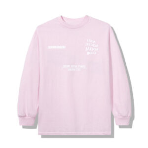 Anti Social Social Club x Neighborhood Long Sleeve T-Shirt – Pink