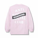 Anti Social Social Club x Neighborhood Long Sleeve T-Shirt – Pink
