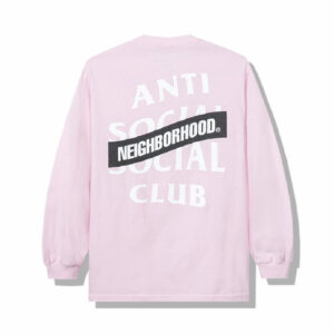Anti Social Social Club x Neighborhood Long Sleeve T-Shirt – Pink