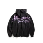 Airbrushed Hoodie – Black