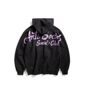 Airbrushed Hoodie – Black