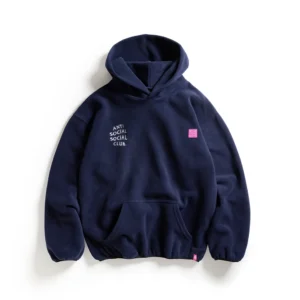 Assc Fleece-lined hoodie – Navy