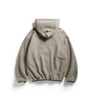 Assc Fleece-lined hoodie – Beige