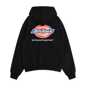 ASSC x DICKIES LOGO BLACK HOODIE