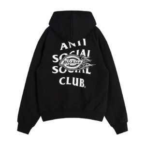 ASSC x DICKIES FLAME BLACK HOODIE