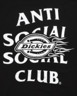 ASSC x DICKIES FLAME BLACK HOODIE