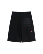 ASSC x DICKIES WORK BLACK SHORTS