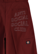 ASSC x DICKIES WORK BURGUNDY SHORTS