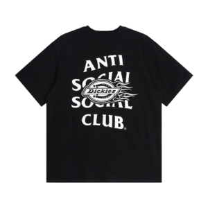 ASSC x DICKIES FLAME BLACK TEE