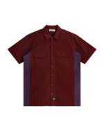 ASSC x DICKIES WORK BURGUNDY SHIRTS