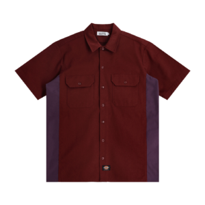 ASSC x DICKIES WORK BURGUNDY SHIRTS