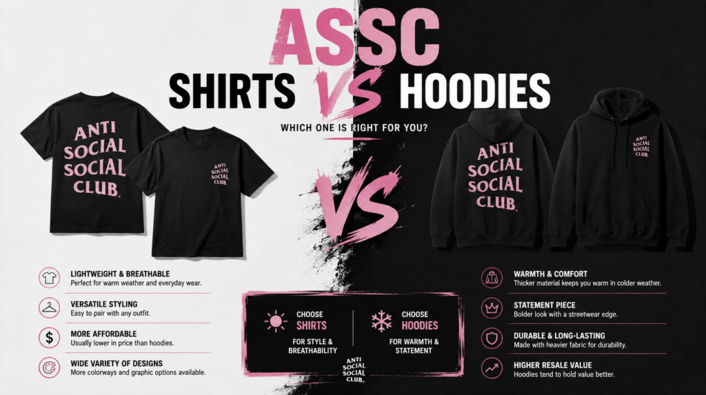ASSC Shirts vs Hoodies: Which Should You Buy First?