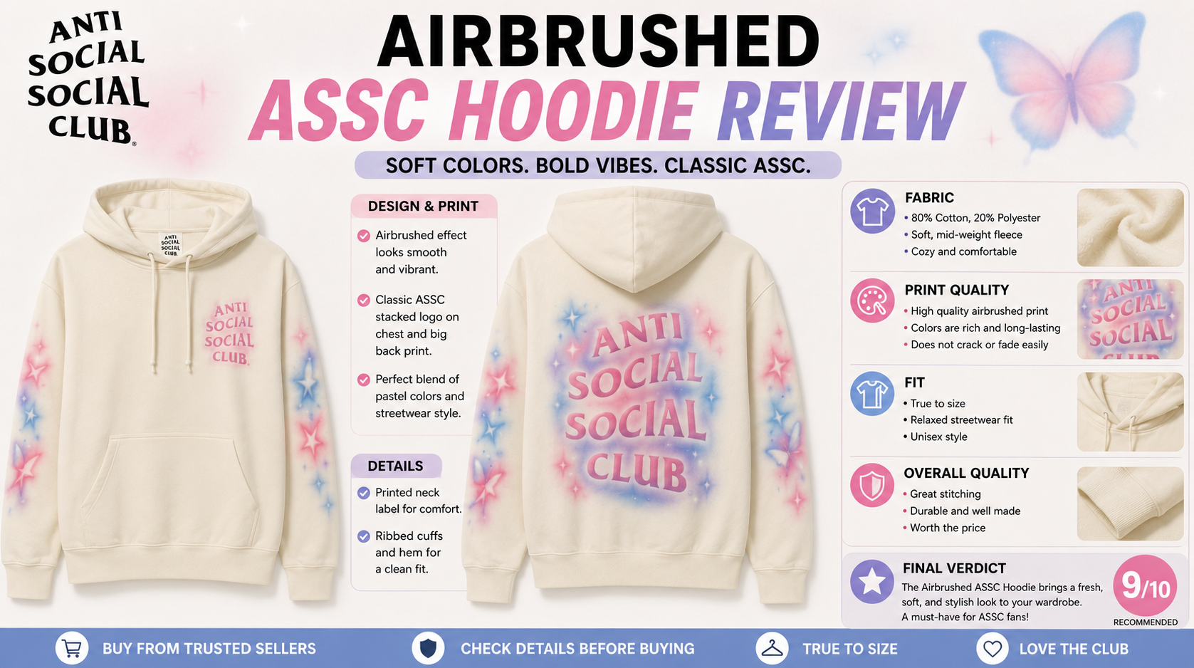 Airbrushed ASSC Hoodie Review: Is It Worth the Price?