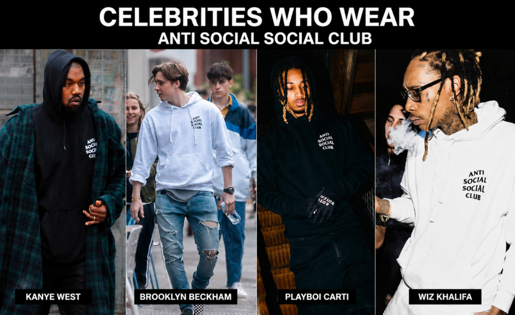 Celebrities Who Wear Anti Social Social Club — Complete List